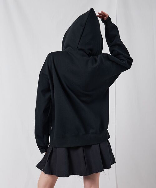 BEN DAVIS（ベンデイビス）の「【BEN DAVIS（ベンデイビス）】HEAVY SWEAT ZIP HOODIE / パーカー ジップ ワンポイント 刺繍 裏起毛（パーカー・メンズ・ブルーグレー/ブラック/バーガンディー/アッシュグレー/モカ・X-LARGE/LARGE/MEDIUM）」の13枚目の写真