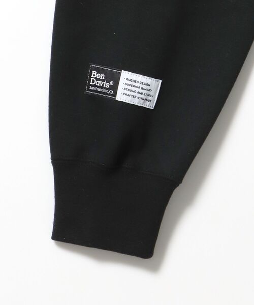 BEN DAVIS（ベンデイビス）の「【BEN DAVIS（ベンデイビス）】HEAVY SWEAT ZIP HOODIE / パーカー ジップ ワンポイント 刺繍 裏起毛（パーカー・メンズ・ブルーグレー/ブラック/バーガンディー/アッシュグレー/モカ・X-LARGE/LARGE/MEDIUM）」の18枚目の写真