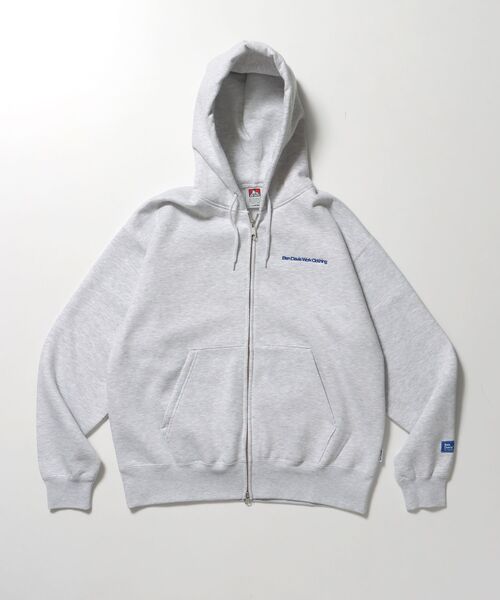 BEN DAVIS（ベンデイビス）の「【BEN DAVIS（ベンデイビス）】HEAVY SWEAT ZIP HOODIE / パーカー ジップ ワンポイント 刺繍 裏起毛（パーカー・メンズ・ブルーグレー/ブラック/バーガンディー/アッシュグレー/モカ・X-LARGE/LARGE/MEDIUM）」の19枚目の写真