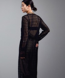 SALON adam et rope' | レースシアーワンピース(ワンピース)