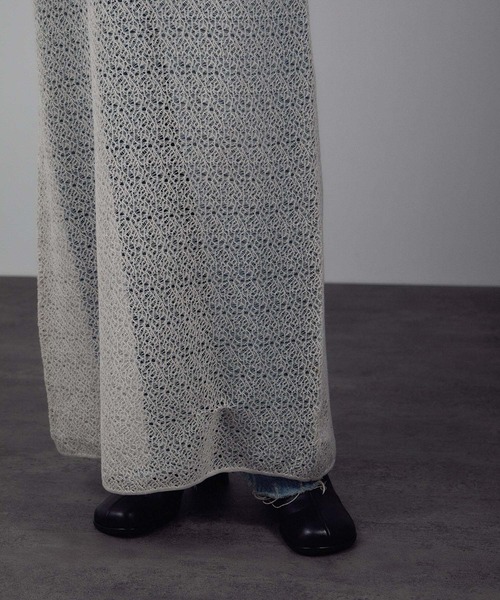 SALON adam et rope'(サロン アダム エ ロペ)の「レースシアーワンピース(ワンピース・レディース・ブラック/グレー・FREE)」の19枚目の写真