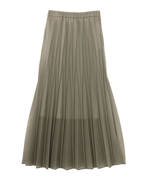 UN3D.（アンスリード）の「SHEER ORIGAMI PLEATS SK【セットアップ着用可能】 / シアーオリガミプリーツスカート（スカート・レディース・グレー/ブラック・38/36）」の2枚目の写真