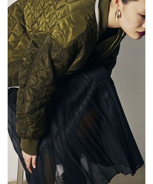 UN3D.（アンスリード）の「SHEER ORIGAMI PLEATS SK【セットアップ着用可能】 / シアーオリガミプリーツスカート（スカート・レディース・グレー/ブラック・38/36）」の10枚目の写真