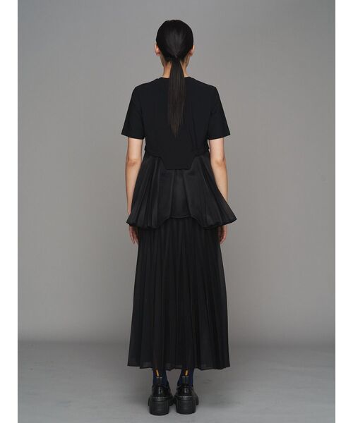 UN3D.（アンスリード）の「SHEER ORIGAMI PLEATS SK【セットアップ着用可能】 / シアーオリガミプリーツスカート（スカート・レディース・グレー/ブラック・38/36）」の14枚目の写真