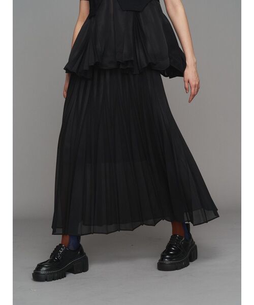 SHEER ORIGAMI PLEATS SK【セットアップ着用可能】 / シアー