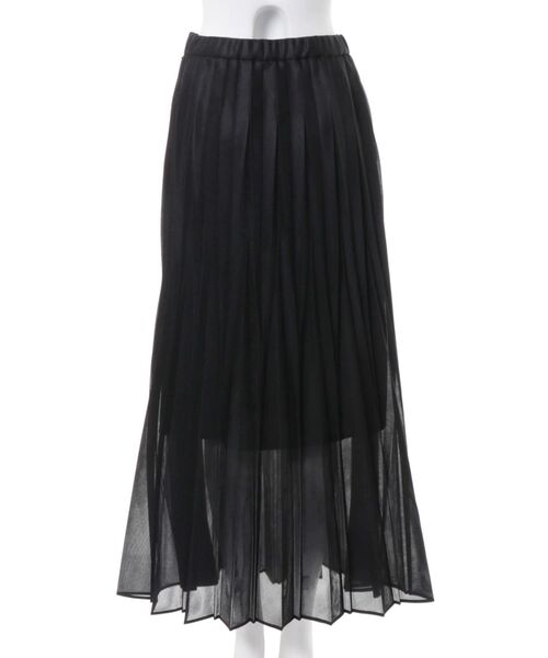 UN3D.（アンスリード）の「SHEER ORIGAMI PLEATS SK【セットアップ着用可能】 / シアーオリガミプリーツスカート（スカート・レディース・グレー/ブラック・38/36）」の19枚目の写真