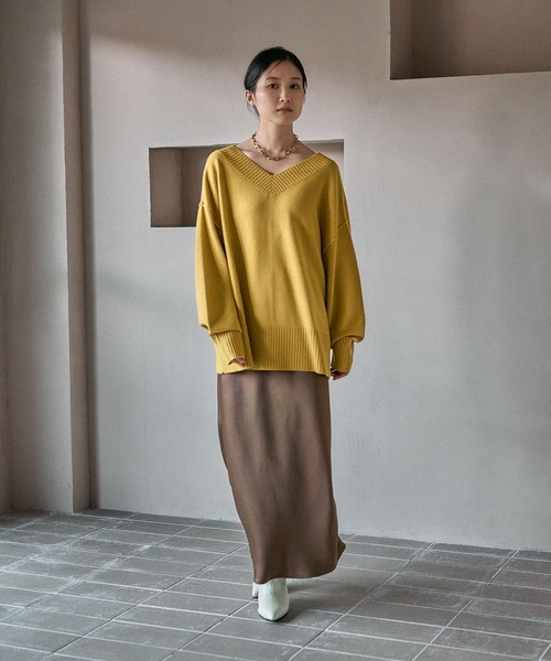 NYJYO  オーダーボトム ストレッチサテンスカート 497324（スカート）｜LEPSIM（レプシィム