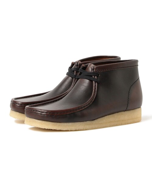 EXCLUSIVE】Clarks ORIGINALS / Wallabee Boot Dark Tan Combi（ブーツ
