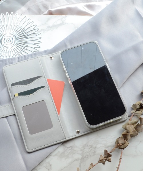 CECIL McBEE（セシルマクビー）の「マルチ手帳 セシルマクビー [マグネット式/キルティング] 手帳ケース 各機種対応（スマホケース/カバー・レディース・スモークピンク/モカ/グレー/ブラック/ベージュ・M/L）」の15枚目の写真