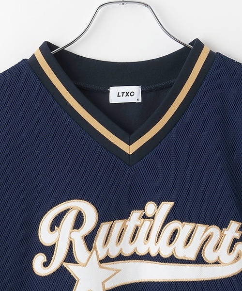 LOVETOXIC（ラブトキシック）の「【LTXC】メッシュレイヤードルーズT（Tシャツ/カットソー・キッズ・オフホワイト/ブラック/ネイビー・130cm/L:160cm/S:140cm/M:150cm）」の16枚目の写真