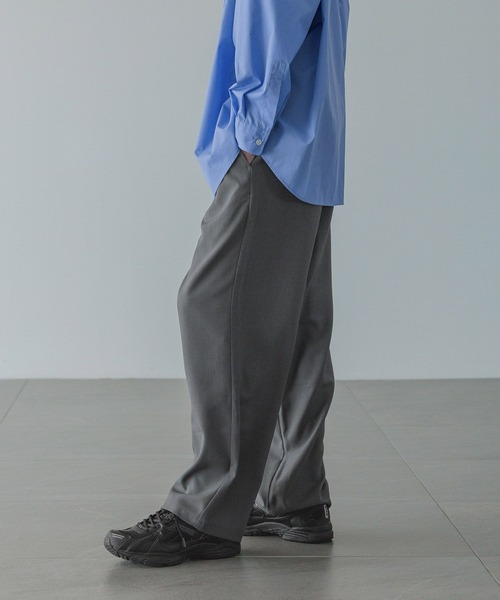 LOWRYS FARM（ローリーズファーム）の「【LFM(U)】ＴＷＩＬＬ　ＷＩＤＥＳＬＡＣＫＳ　 581663（スラックス・メンズ・グレー/ブラック/ブラウン・MEDIUM/LARGE）」の9枚目の写真
