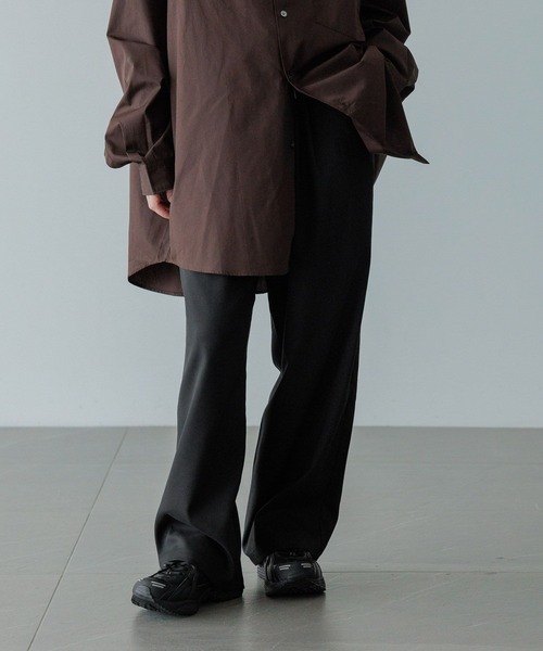 LOWRYS FARM（ローリーズファーム）の「【LFM(U)】ＴＷＩＬＬ　ＷＩＤＥＳＬＡＣＫＳ　 581663（スラックス・メンズ・グレー/ブラック/ブラウン・MEDIUM/LARGE）」の15枚目の写真