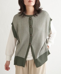 ニットベストxロンTセット