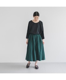 厚地ロングスカート /ヂェン先生の日常着