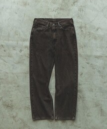 nowos カラーデニムパンツ　ブラウン その気になるまで」に該当するデニムパンツ（ブラウン/茶色系