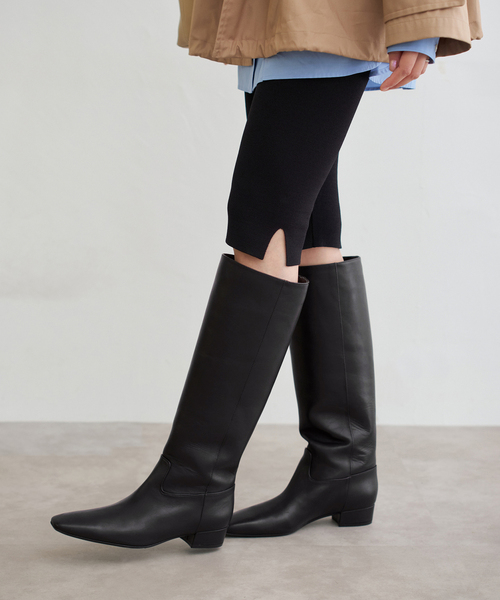 IENA（イエナ）の「FABIO RUSCONI/ファビオルスコーニ LONG BOOTS F-6724（ブーツ・レディース・ブラウン/ブラック・36/37/38/38.5）」の6枚目の写真