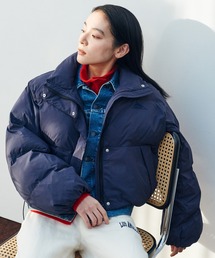 ★トリーバーチ★ショートネイビー ダウンジャケット 極美品］TORY BURCH ネイビー ダウンジャケット S
