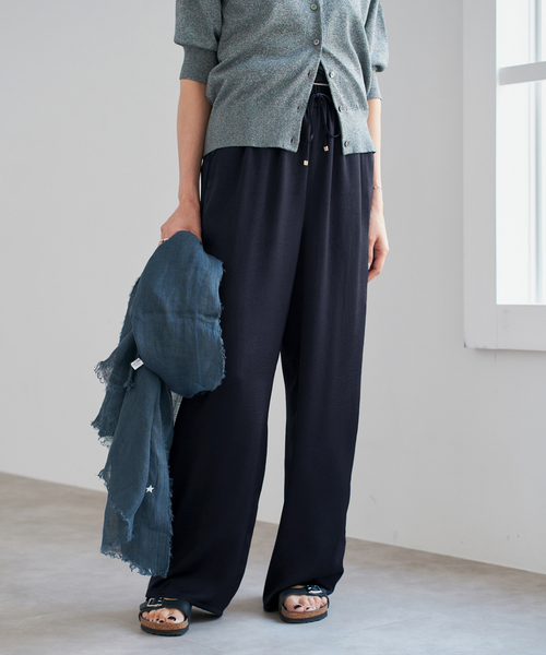 セール】《WEB限定/追加》サテンリラックスパンツ（その他パンツ