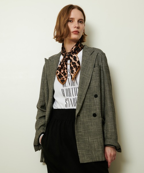 トリッカーカラミダブルジャケット（テーラードジャケット