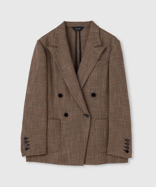 トリッカーカラミダブルジャケット（テーラードジャケット