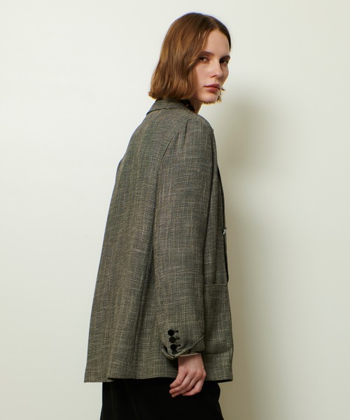 トリッカーカラミダブルジャケット（テーラードジャケット