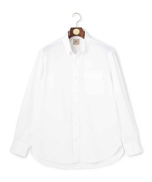 J.PRESS(ジェイプレス)の「【KANEMASA JERSEY】ボタンダウン シャツ(シャツ/ブラウス・メンズ・ネイビー系/ホワイト系/サックスブルー系・MEDIUM/LARGE/X-LARGE)」の2枚目の写真