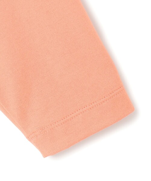 23区 L(ニジュウサンクオオキイサイズ)の「【洗える】ロゴプリント コットン Tシャツ(Tシャツ/カットソー・レディース・ホワイト系/ライトオレンジ系/グレー系・44/46)」の17枚目の写真
