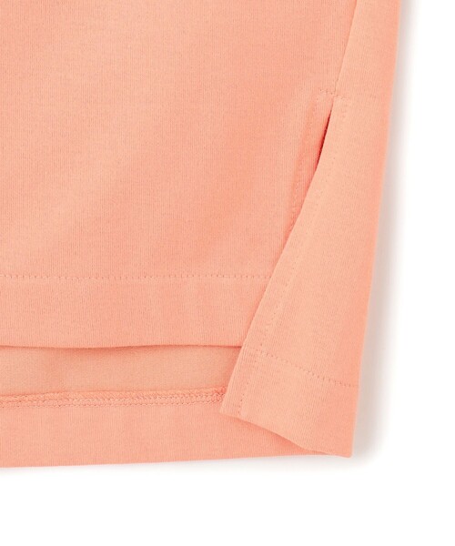 23区 L(ニジュウサンクオオキイサイズ)の「【洗える】ロゴプリント コットン Tシャツ(Tシャツ/カットソー・レディース・ホワイト系/ライトオレンジ系/グレー系・44/46)」の4枚目の写真