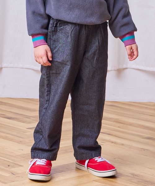 Life Support Products(ライフサポートプロダクツ)の「ハイウエストフリルデニムパンツ(デニムパンツ・キッズ・ブルー/ブラック・110/100/95/90/80/150/140/130/120)」の5枚目の写真