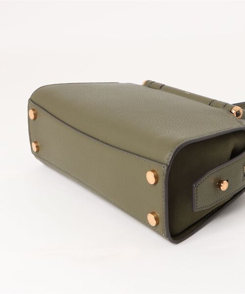 COLE HAAN（コールハーン）の「キャサリンスモールサッチェル womens（ハンドバッグ・レディース・グリーン・OSFA）」の6枚目の写真