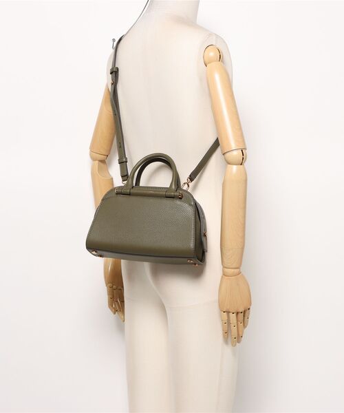 COLE HAAN（コールハーン）の「キャサリンスモールサッチェル womens（ハンドバッグ・レディース・グリーン・OSFA）」の8枚目の写真