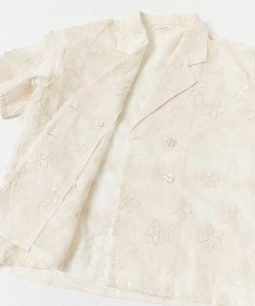 URBAN RESEARCH Sonny Label（アーバンリサーチサニーレーベル）の「NaokoTakayamaスパンコールシャツジャケット（その他アウター・レディース・オフホワイト・FREE）」の12枚目の写真