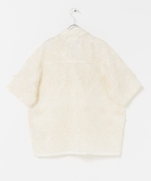 URBAN RESEARCH Sonny Label（アーバンリサーチサニーレーベル）の「NaokoTakayamaスパンコールシャツジャケット（その他アウター・レディース・オフホワイト・FREE）」の13枚目の写真