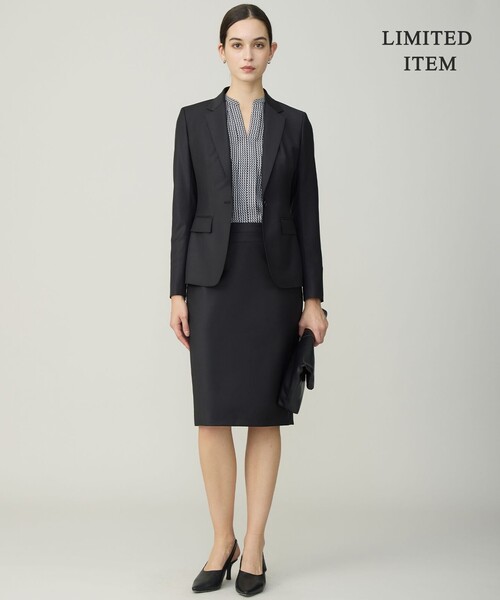 ICB(アイシービー)の「BackSatinAmunzen キーネックブラウス(シャツ/ブラウス・レディース・ブラック系5/ブラック系3/サックスブルー系/ライトイエロー系5/ローズ系/アイボリー系/ベージュ系その他/ネイビー/ブラック系その他/スモーキーグリーン系・X-LARGE/LARGE)」の22枚目の写真