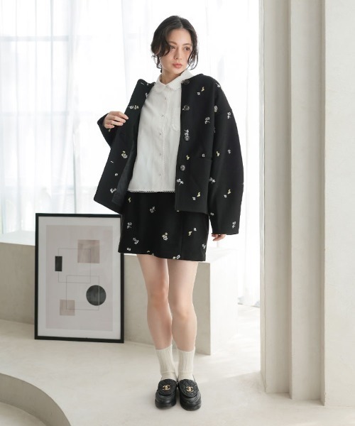 DONOBAN(ドノバン)の「プティスカラップレースブラウス(シャツ/ブラウス・レディース・ネイビー/サックスブルー/ホワイト・ONE)」の11枚目の写真