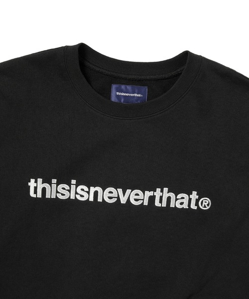 T-Logo Crewneck（スウェット）｜thisisneverthat（ディスイズネバー