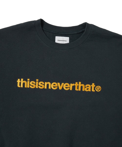 T-Logo Crewneck（スウェット）｜thisisneverthat（ディスイズネバー