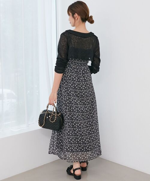 MAJESTIC LEGON(マジェスティックレゴン)の「ショートボレロセットキャミワンピース(ワンピース・レディース・ホワイト系その他2/ブラウン系その他2/ブラック系その他・SMALL/MEDIUM)」の20枚目の写真