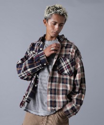 DANKE SCHON(_PVF[)DankeSchon/_PVF[/FLANNEL SHIRTS(Vc/uEX)