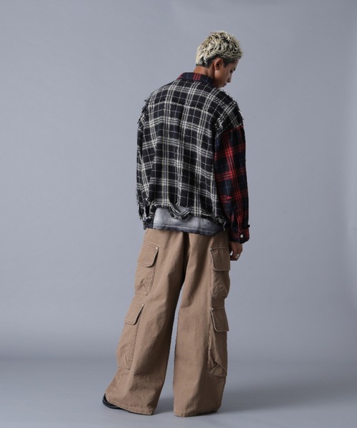 DANKE SCHON(ダンケシェーン)の「DankeSchon/ダンケシェーン/FLANNEL SHIRTS(シャツ/ブラウス・メンズ・ネイビー/ベージュ/ブラック・L/M)」の10枚目の写真