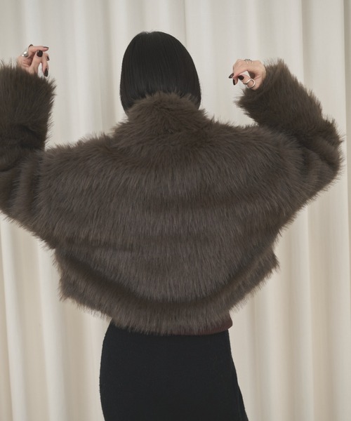 AIC.（エーアイシー）の「ボリュームファースタンドショートブルゾン（ブルゾン・レディース・その他2/その他1/その他3・FREE）」の11枚目の写真