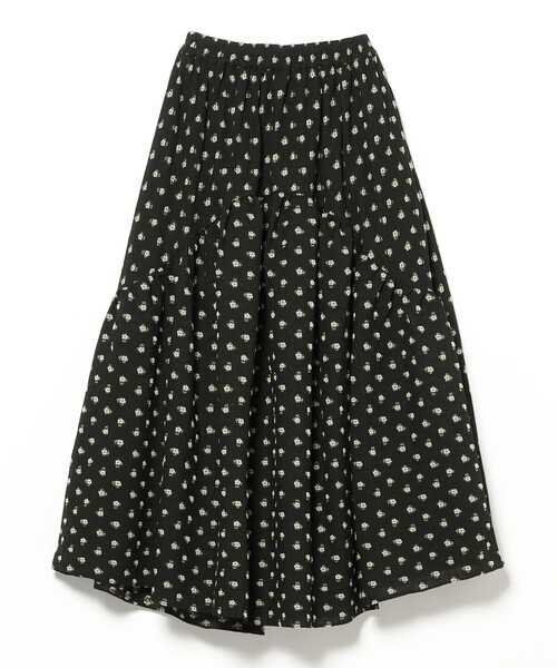 CAROLINA GLASER（カロリナ グレイサー）の「フラワー サイドリボン スカート（スカート・レディース・ホワイト/ブラック・MEDIUM/SMALL）」の11枚目の写真
