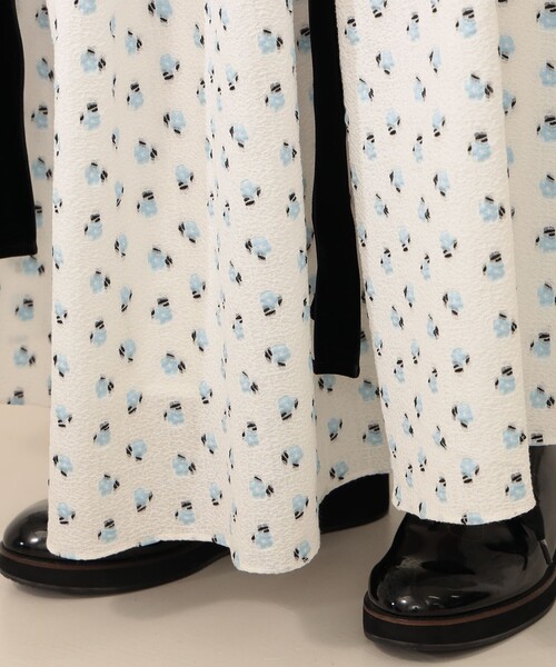 CAROLINA GLASER（カロリナ グレイサー）の「フラワー サイドリボン スカート（スカート・レディース・ホワイト/ブラック・MEDIUM/SMALL）」の21枚目の写真