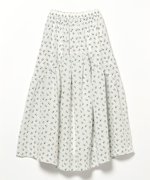 CAROLINA GLASER（カロリナ グレイサー）の「フラワー サイドリボン スカート（スカート・レディース・ホワイト/ブラック・MEDIUM/SMALL）」の14枚目の写真