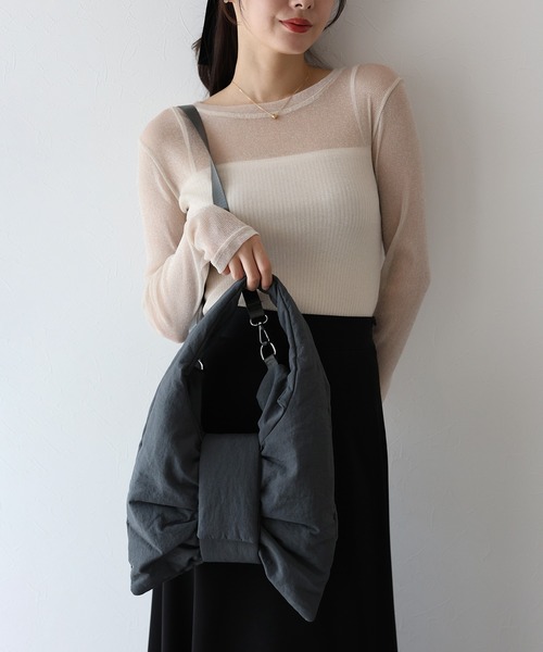 新品 ILLIT愛用品 MUSUBI ミニショルダーバッグ ダスティブルー illit