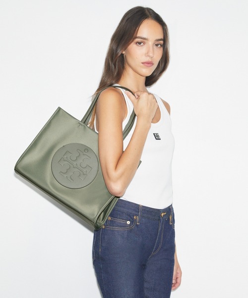 TORY BURCH（トリーバーチ）の「エラ スモール トートバッグ（トートバッグ・レディース・ネイビー/ストーン/ブラック・ONE SIZE）」の3枚目の写真