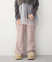 Piet（ピエット）の「リラックス ワッフルフレアパンツ（その他パンツ・キッズ）」