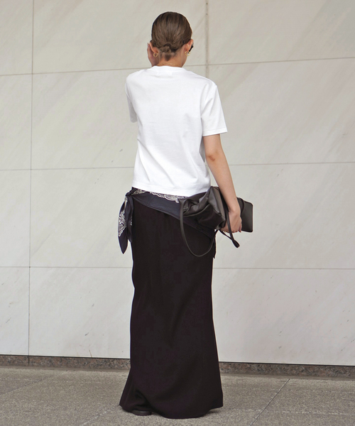 AP STUDIO(エーピーストゥディオ)の「追加 コンパクトTシャツ(Tシャツ/カットソー・レディース・ホワイト/ネイビー/ブラウン・FREE)」の14枚目の写真