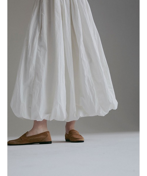 HER.（ハー）の「ワッシャーバルーンマキシスカート（スカート・レディース・チャコールグレー/オフホワイト/ピンク・2/1）」の18枚目の写真