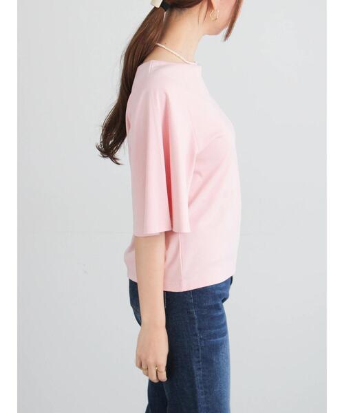 Te chichi(テチチ)の「アシメスリーブプルオーバー(Tシャツ/カットソー・レディース・ピンク/ブラック/ベージュ・F)」の14枚目の写真